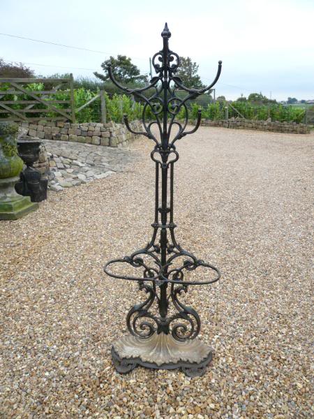 Antique original reclaimed old coalbrookdale hall stand and stock stands are available to view in our showroom