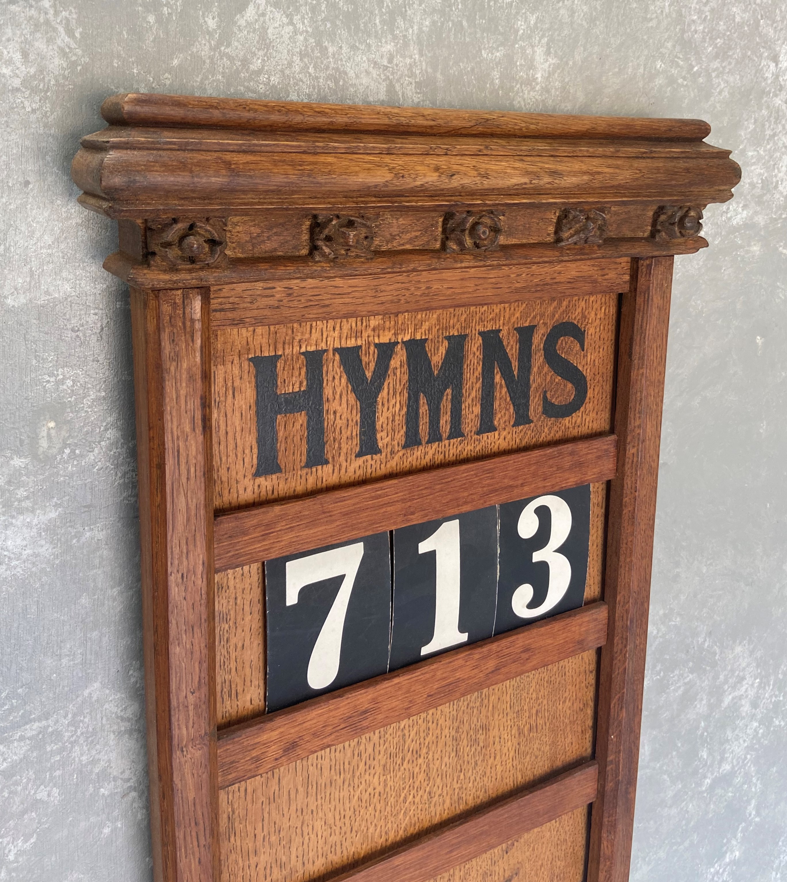 Antique Reclaimed Church Huymn Boards For Sale Online