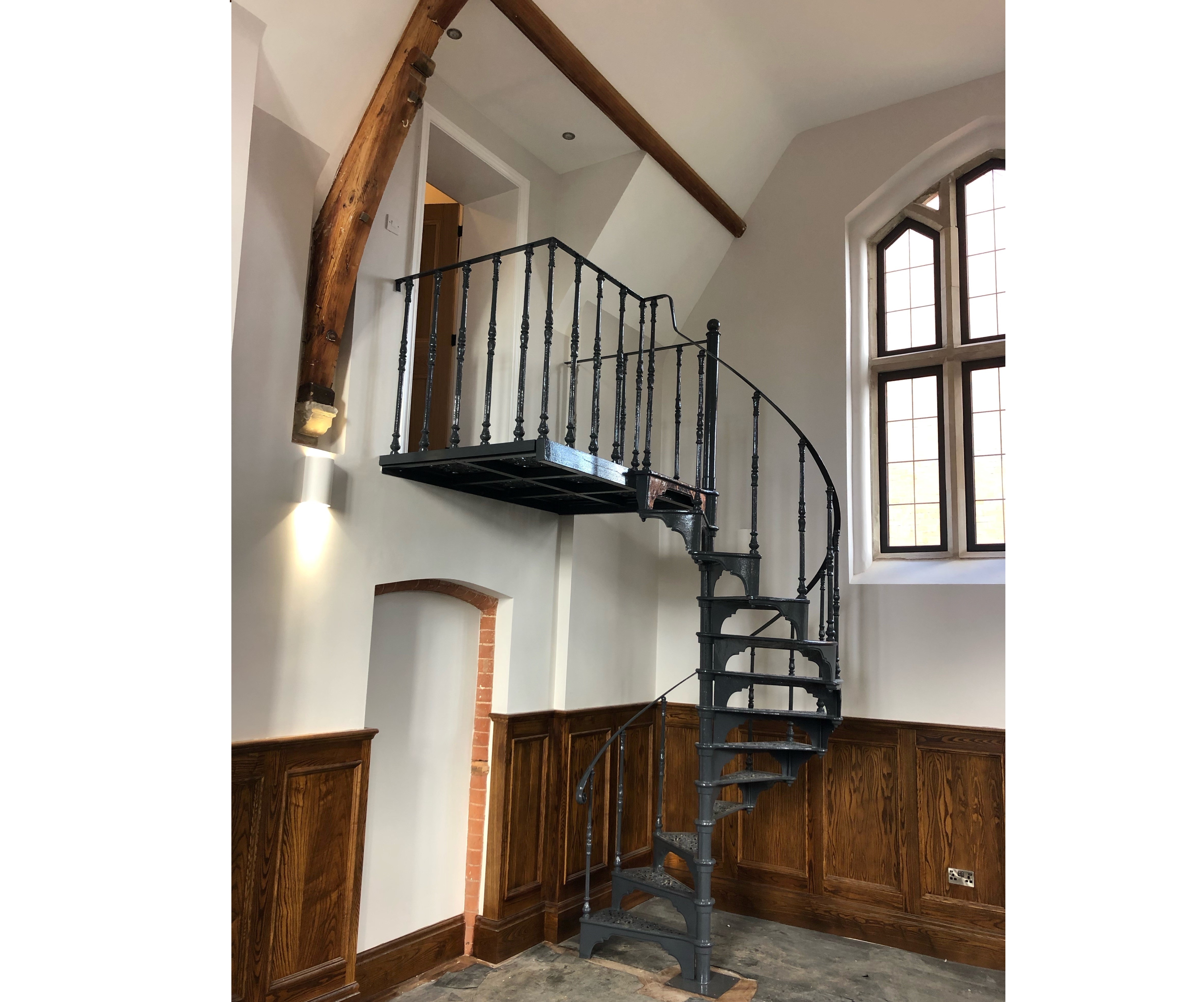 Antique Spiral Staircase Fitted In a Period Prioperty