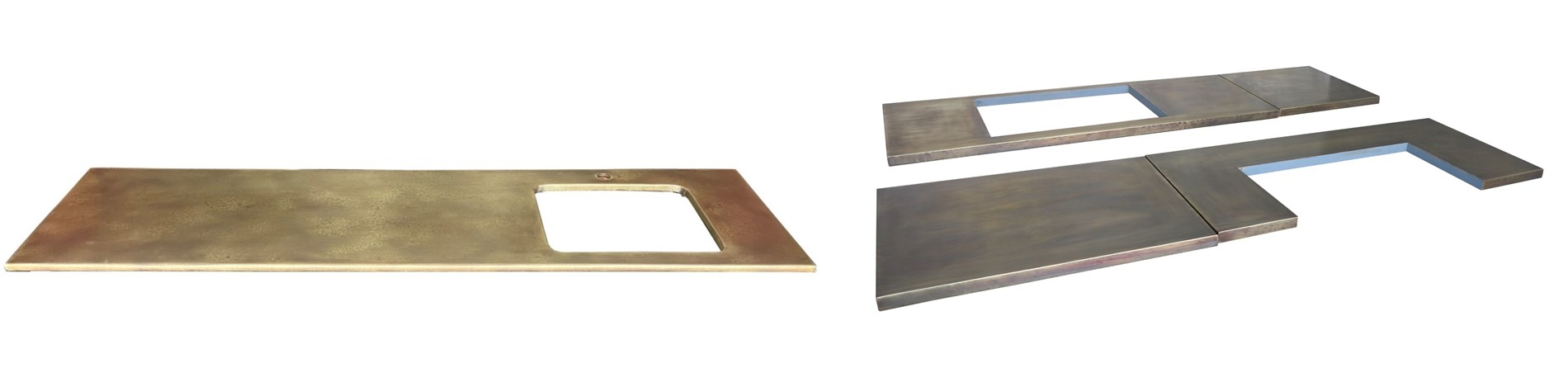 Brass Worktops For Your Kitchen Bar Or Pub For Sale Online at UKAA