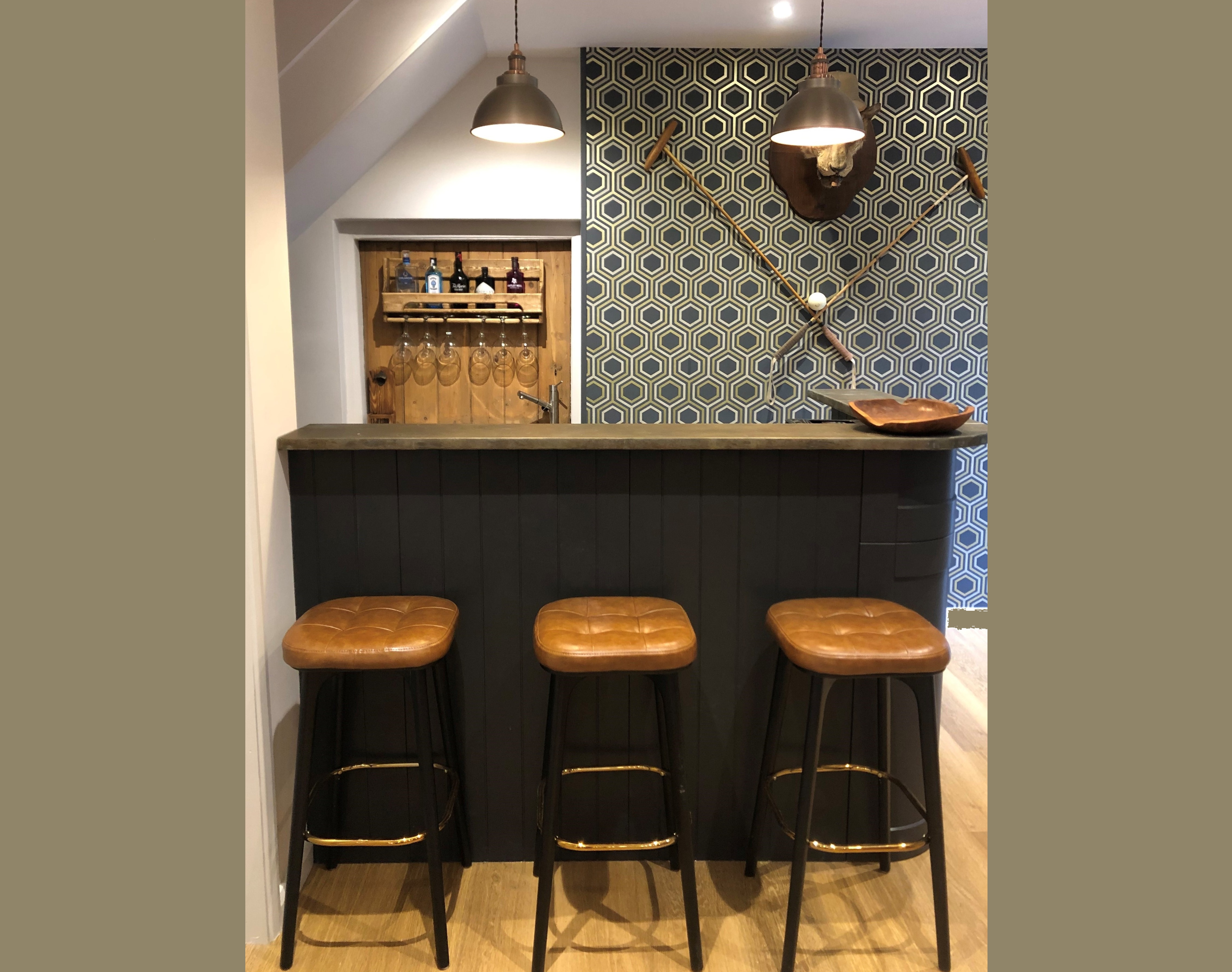 Bespoke Made Zinc Tops For Your Home Bar Available at UKAA