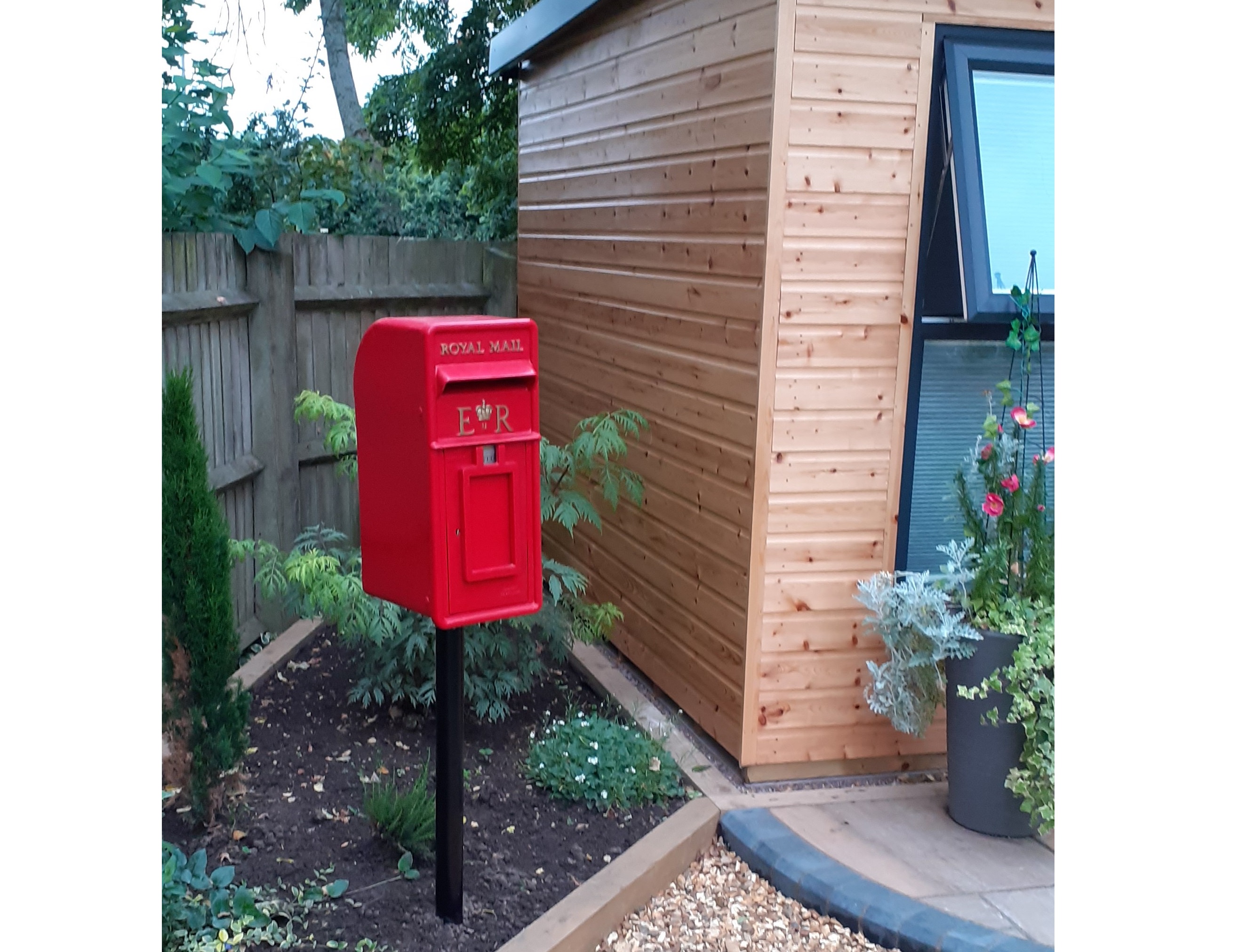 Antique Royal Mail Post Boxes Fitted In  A Happy Customers Home