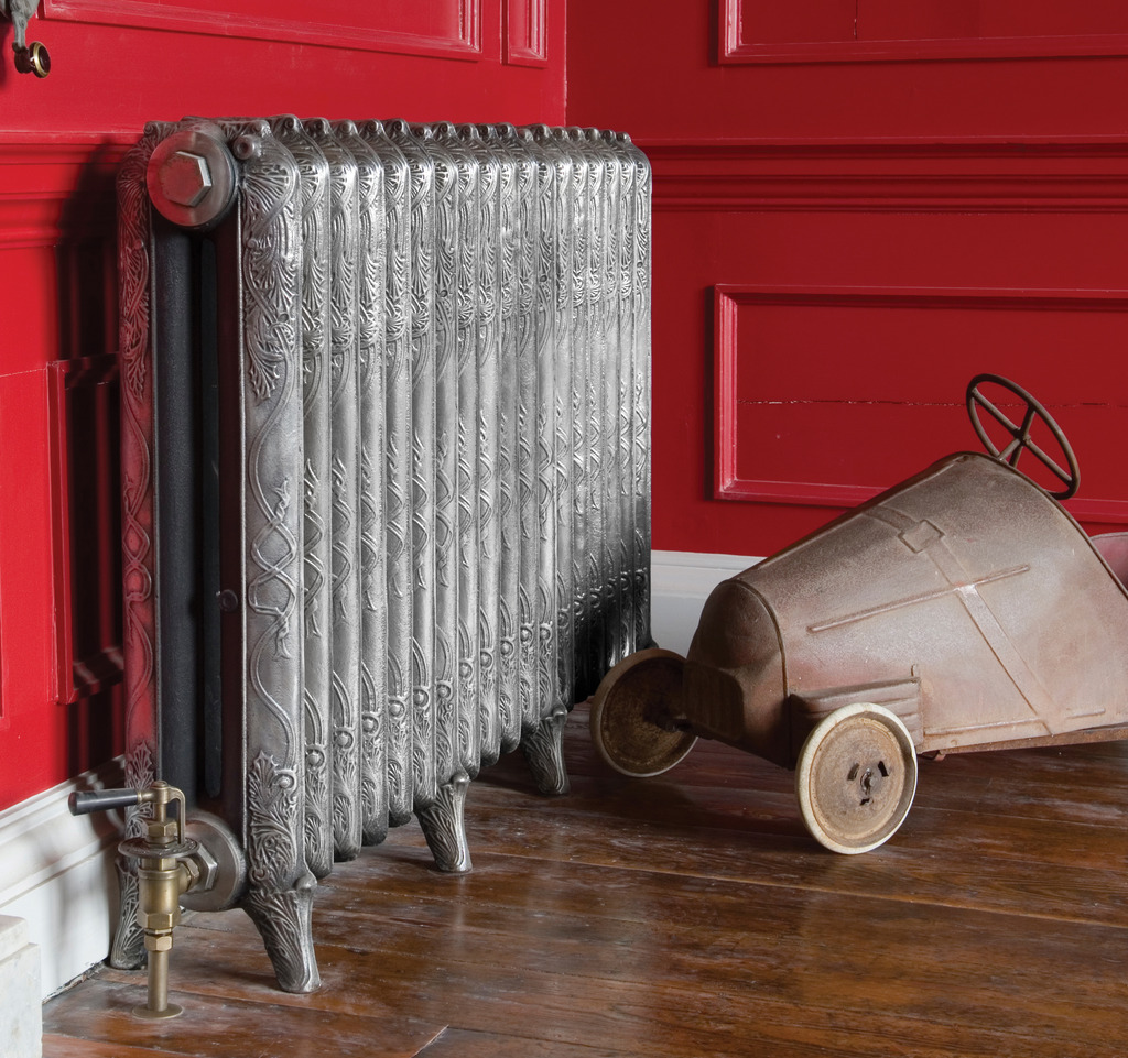 Cast Iron 2 Column Ribbon Radiator made by Carron and Sold Worldwide by UKAA