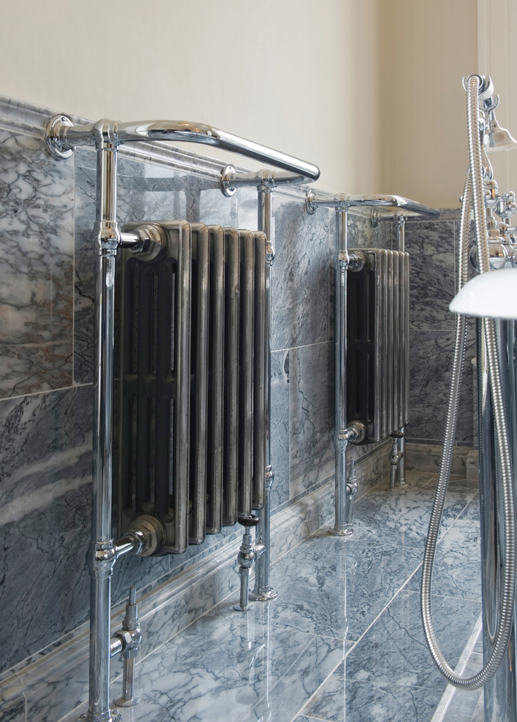 At UKAA we supply Carron dual fuel towel rails. Dual fuel allows you to heat your bathroom even when your heating is turned off.
