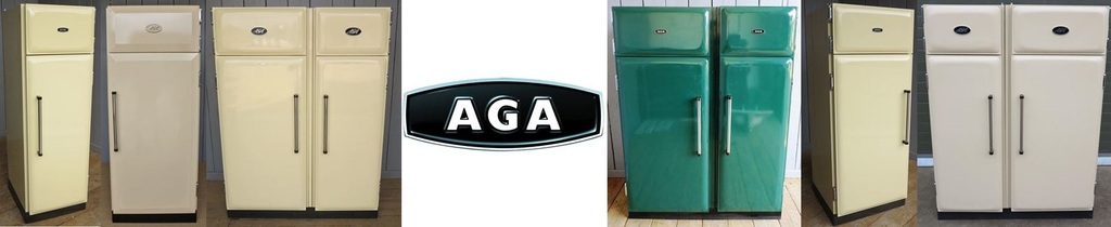 Reclaimed Aga Fridges and Freezers are Available in a Range of Colours Such as Cream, Red, Green, Blue and Black and have been Fully Refurbished at UKAA