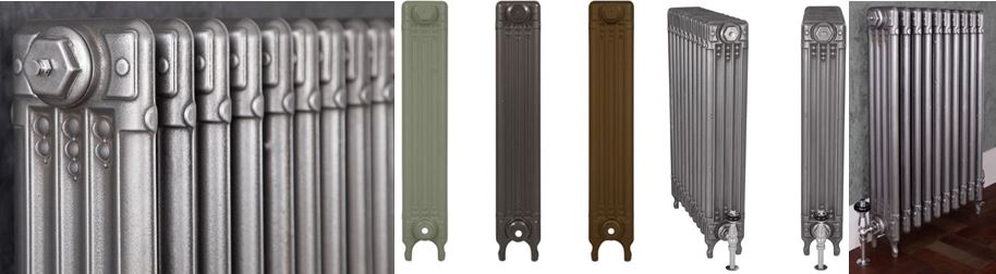  New Carron Deco Cast Iron Column Reproduction Radiators for Sale at UKAA Vintage Style Cast Iron Radiator ideal for Period Properties and Modern Homes.