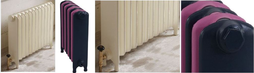 Buy Carron Traditional Eton 620mm Tall Cast Iron Radiators Online or From our Showroom in Staffordshire in Your Bespoke Colours and Sizes
