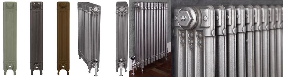 Buy Traditional Retro Style Cast Iron Radiators Made by Carron in your Bespoke Sizes and Finishes are Avialable Online, From our Shop or Via a Mobile 