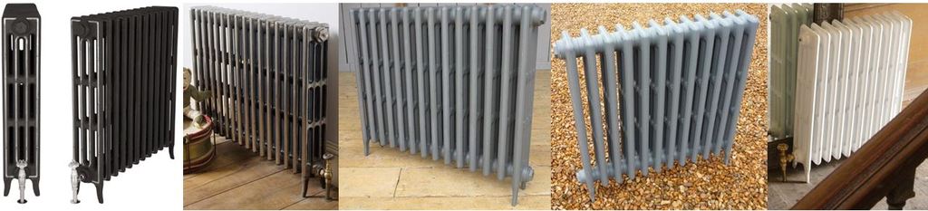 Purchase 4 Column Victorian Style Cast Iron Radiators Made by Carron to Your Bespoke Sizes and Finish are Available to Buy Online or in our Radiator Shop