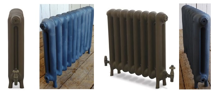 Available Online Princess Style Cast Iron Radiators Made by Carron to Your Bespoke Sizes & Finishes are Perfect for Traditional Old Fashioned Homes