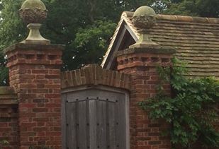 Reclaimed Garden Antiques at UKAA Haddenstone garden finials and gate toppers for sale at UKAA
