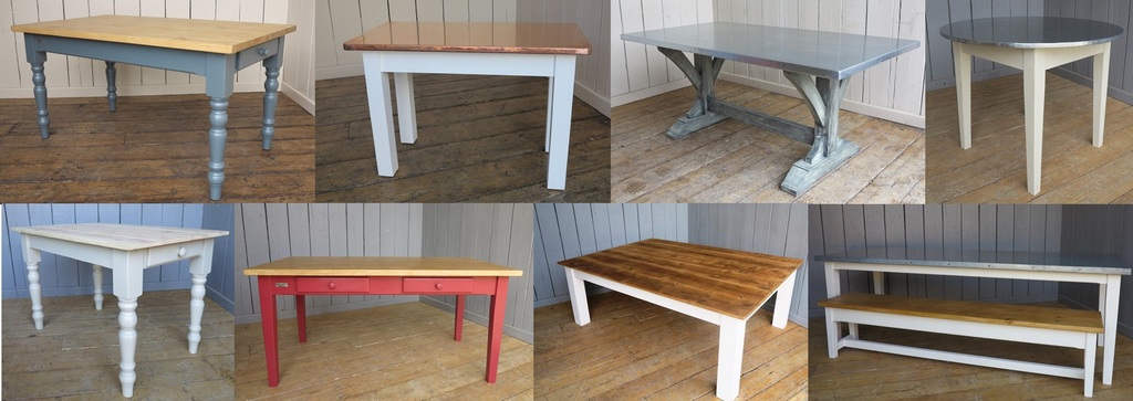 At UKAA we can bespoke make ktchen and dining table all made to suit your individual requirements