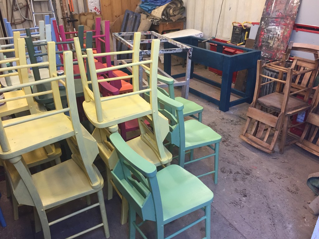 At UKAA we have a large stock of reclaimed church chairs which can be bespoke finished in the colour or finish of your choice. Order today for a pre Christmas delivery.