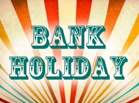 We are Open Whitsun Bank Holiday Monday 2019
