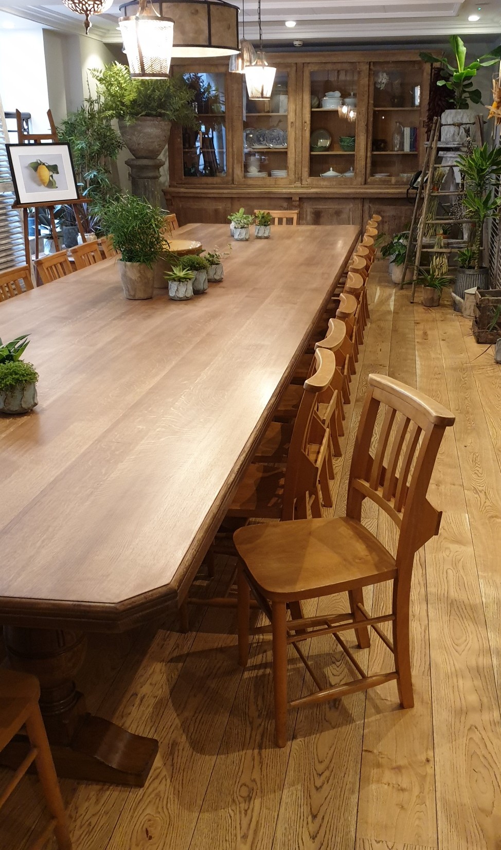Victorian Church chairs used around kitchen or dining room tables. Buy old wooden Church chairs from UKAA. Old Chapel chairs are ideal for traditional homes